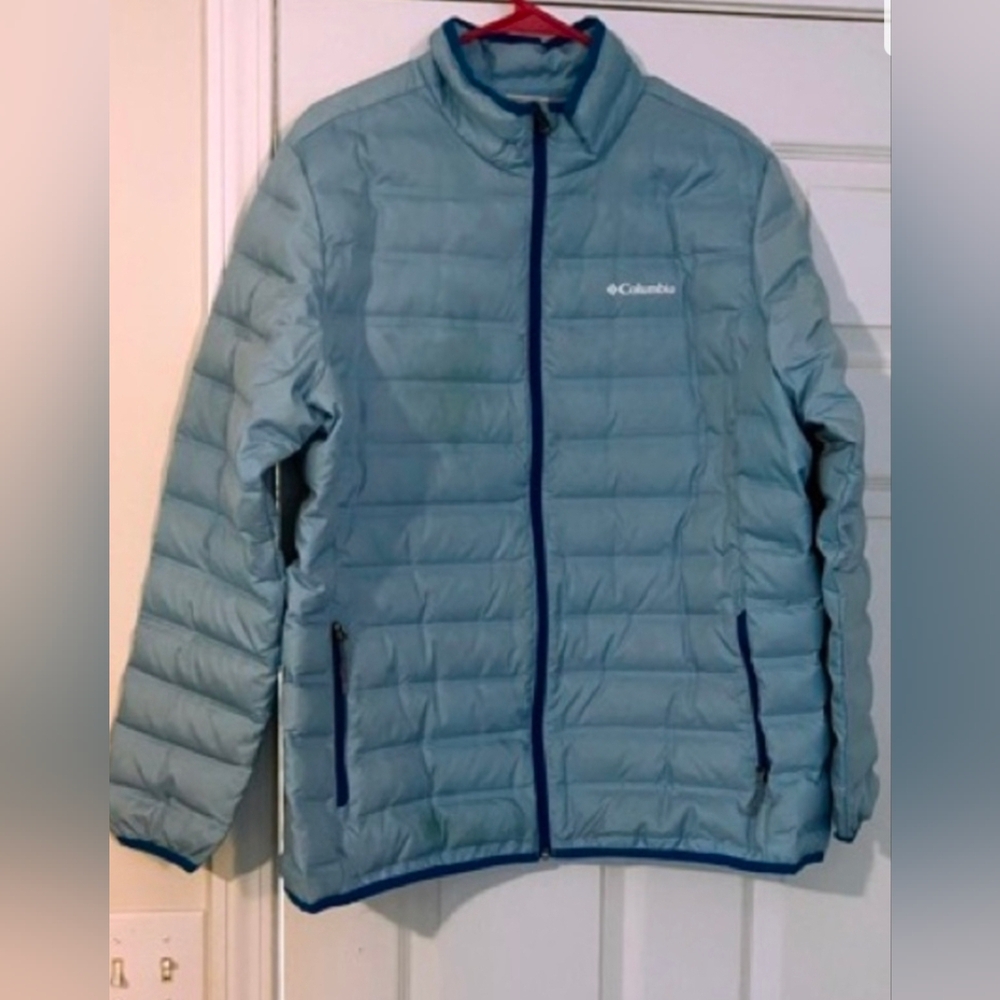 Baby Blue Women’s Columbia Zip Jacket 1X